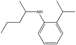 N-(pentan-2-yl)-2-(propan-2-yl)aniline Structure