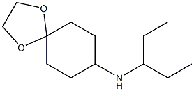 N-(pentan-3-yl)-1,4-dioxaspiro[4.5]decan-8-amine Structure