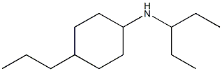 N-(pentan-3-yl)-4-propylcyclohexan-1-amine Structure