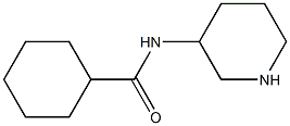 N-(piperidin-3-yl)cyclohexanecarboxamide 구조식 이미지