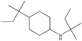 N,4-bis(2-methylbutan-2-yl)cyclohexan-1-amine 구조식 이미지