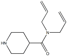 N,N-diallylpiperidine-4-carboxamide 구조식 이미지