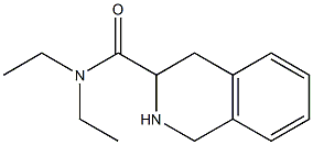 N,N-diethyl-1,2,3,4-tetrahydroisoquinoline-3-carboxamide Structure