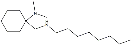 N,N-dimethyl-1-[(octylamino)methyl]cyclohexan-1-amine Structure