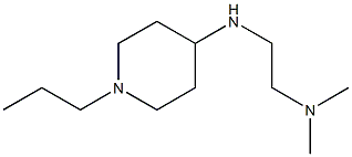 N,N-dimethyl-N'-(1-propylpiperidin-4-yl)ethane-1,2-diamine Structure