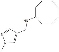 N-[(1-methyl-1H-pyrazol-4-yl)methyl]cyclooctanamine Structure