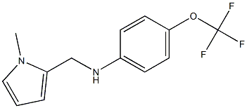 N-[(1-methyl-1H-pyrrol-2-yl)methyl]-4-(trifluoromethoxy)aniline Structure
