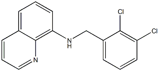 N-[(2,3-dichlorophenyl)methyl]quinolin-8-amine 구조식 이미지