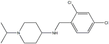 N-[(2,4-dichlorophenyl)methyl]-1-(propan-2-yl)piperidin-4-amine 구조식 이미지