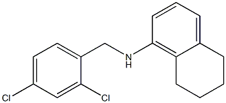 N-[(2,4-dichlorophenyl)methyl]-5,6,7,8-tetrahydronaphthalen-1-amine 구조식 이미지