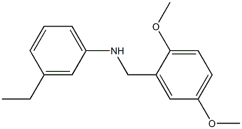 N-[(2,5-dimethoxyphenyl)methyl]-3-ethylaniline 구조식 이미지