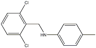 N-[(2,6-dichlorophenyl)methyl]-4-methylaniline 구조식 이미지