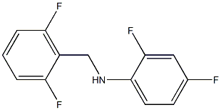 N-[(2,6-difluorophenyl)methyl]-2,4-difluoroaniline 구조식 이미지