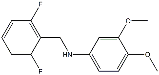 N-[(2,6-difluorophenyl)methyl]-3,4-dimethoxyaniline 구조식 이미지