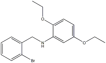 N-[(2-bromophenyl)methyl]-2,5-diethoxyaniline 구조식 이미지