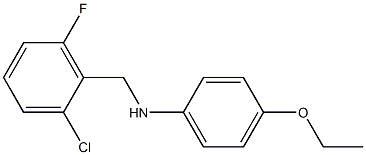 N-[(2-chloro-6-fluorophenyl)methyl]-4-ethoxyaniline 구조식 이미지