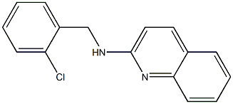 N-[(2-chlorophenyl)methyl]quinolin-2-amine 구조식 이미지