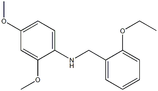 N-[(2-ethoxyphenyl)methyl]-2,4-dimethoxyaniline 구조식 이미지