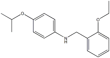 N-[(2-ethoxyphenyl)methyl]-4-(propan-2-yloxy)aniline 구조식 이미지