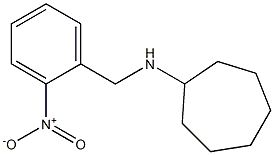 N-[(2-nitrophenyl)methyl]cycloheptanamine Structure