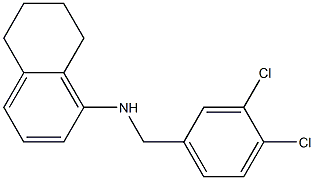 N-[(3,4-dichlorophenyl)methyl]-5,6,7,8-tetrahydronaphthalen-1-amine Structure