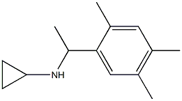 N-[1-(2,4,5-trimethylphenyl)ethyl]cyclopropanamine Structure