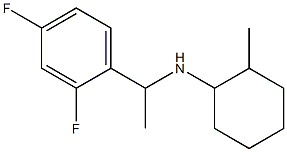 N-[1-(2,4-difluorophenyl)ethyl]-2-methylcyclohexan-1-amine Structure