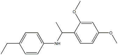 N-[1-(2,4-dimethoxyphenyl)ethyl]-4-ethylaniline 구조식 이미지