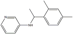 N-[1-(2,4-dimethylphenyl)ethyl]pyridin-3-amine 구조식 이미지