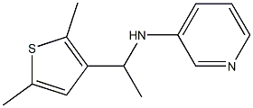 N-[1-(2,5-dimethylthiophen-3-yl)ethyl]pyridin-3-amine Structure