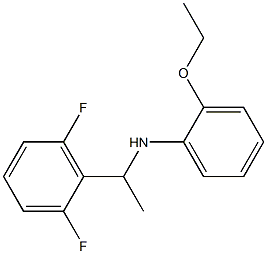 N-[1-(2,6-difluorophenyl)ethyl]-2-ethoxyaniline Structure