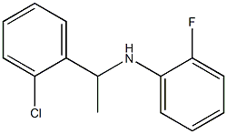 N-[1-(2-chlorophenyl)ethyl]-2-fluoroaniline Structure