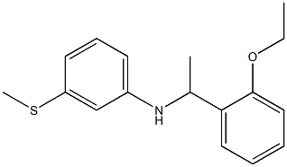 N-[1-(2-ethoxyphenyl)ethyl]-3-(methylsulfanyl)aniline Structure