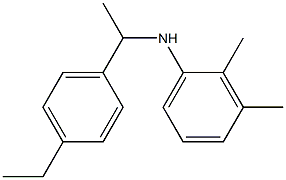 N-[1-(4-ethylphenyl)ethyl]-2,3-dimethylaniline Structure