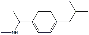 N-[1-(4-isobutylphenyl)ethyl]-N-methylamine Structure