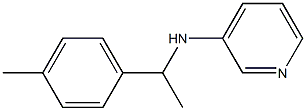 N-[1-(4-methylphenyl)ethyl]pyridin-3-amine 구조식 이미지