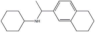 N-[1-(5,6,7,8-tetrahydronaphthalen-2-yl)ethyl]cyclohexanamine 구조식 이미지