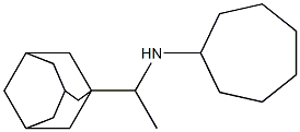 N-[1-(adamantan-1-yl)ethyl]cycloheptanamine Structure