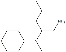 N-[1-(aminomethyl)butyl]-N-cyclohexyl-N-methylamine 구조식 이미지