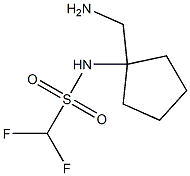 N-[1-(aminomethyl)cyclopentyl]difluoromethanesulfonamide 구조식 이미지