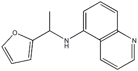 N-[1-(furan-2-yl)ethyl]quinolin-5-amine 구조식 이미지