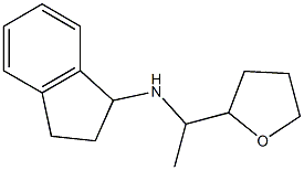 N-[1-(oxolan-2-yl)ethyl]-2,3-dihydro-1H-inden-1-amine Structure