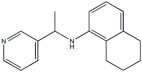 N-[1-(pyridin-3-yl)ethyl]-5,6,7,8-tetrahydronaphthalen-1-amine 구조식 이미지