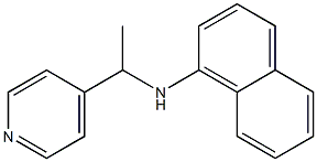 N-[1-(pyridin-4-yl)ethyl]naphthalen-1-amine 구조식 이미지