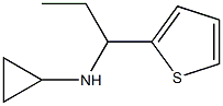 N-[1-(thiophen-2-yl)propyl]cyclopropanamine Structure