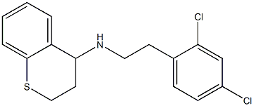 N-[2-(2,4-dichlorophenyl)ethyl]-3,4-dihydro-2H-1-benzothiopyran-4-amine Structure