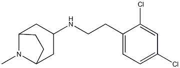 N-[2-(2,4-dichlorophenyl)ethyl]-8-methyl-8-azabicyclo[3.2.1]octan-3-amine Structure