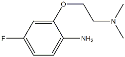 N-[2-(2-amino-5-fluorophenoxy)ethyl]-N,N-dimethylamine 구조식 이미지