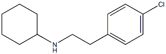 N-[2-(4-chlorophenyl)ethyl]cyclohexanamine 구조식 이미지