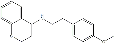 N-[2-(4-methoxyphenyl)ethyl]-3,4-dihydro-2H-1-benzothiopyran-4-amine Structure